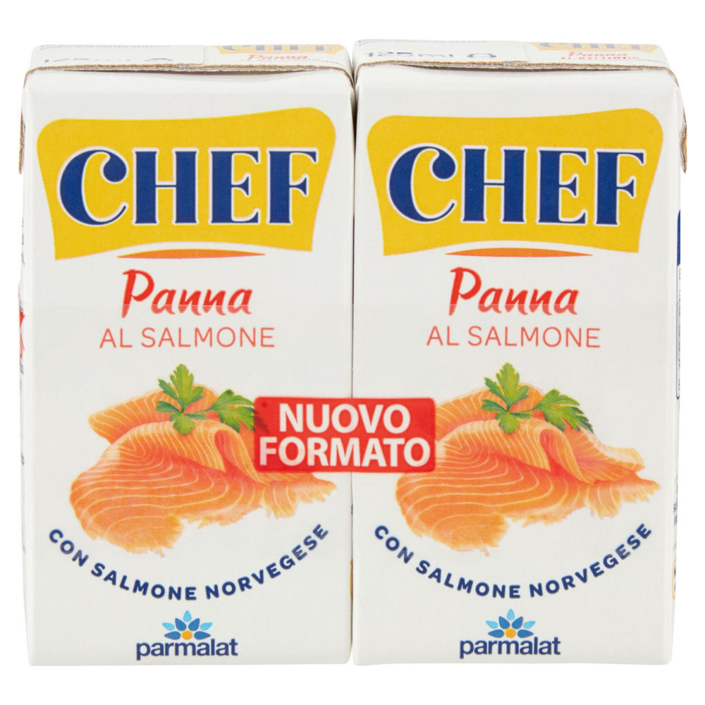 PANNA SALMONE UHT DA CUCINA CHEF PARMALAT BRICK 2X125 ML - 2