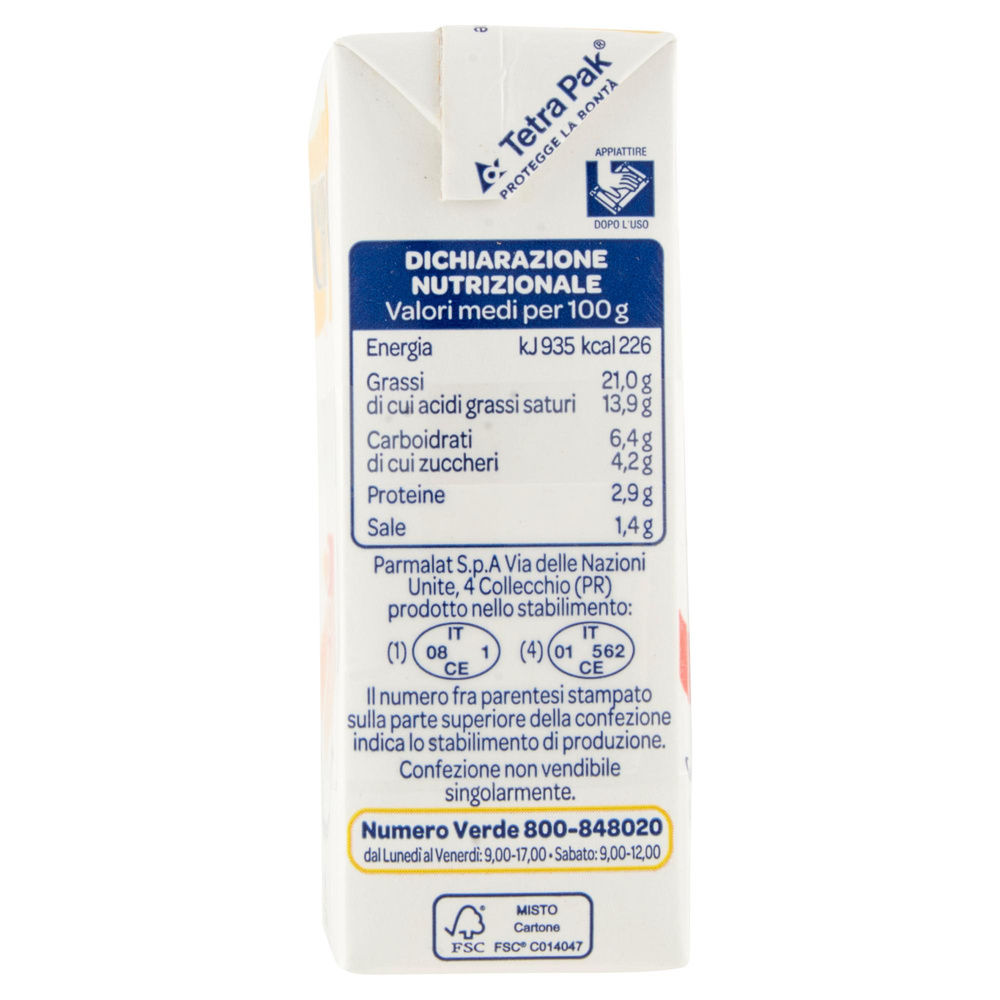 PANNA SALMONE UHT DA CUCINA CHEF PARMALAT BRICK 2X125 ML - 5