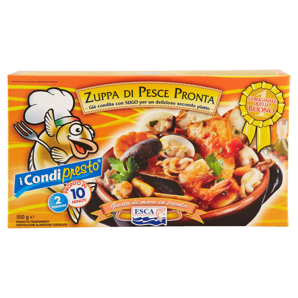 ZUPPA PESCE I CONDIPRESTO ESCA SCATOLA G 550 - 2