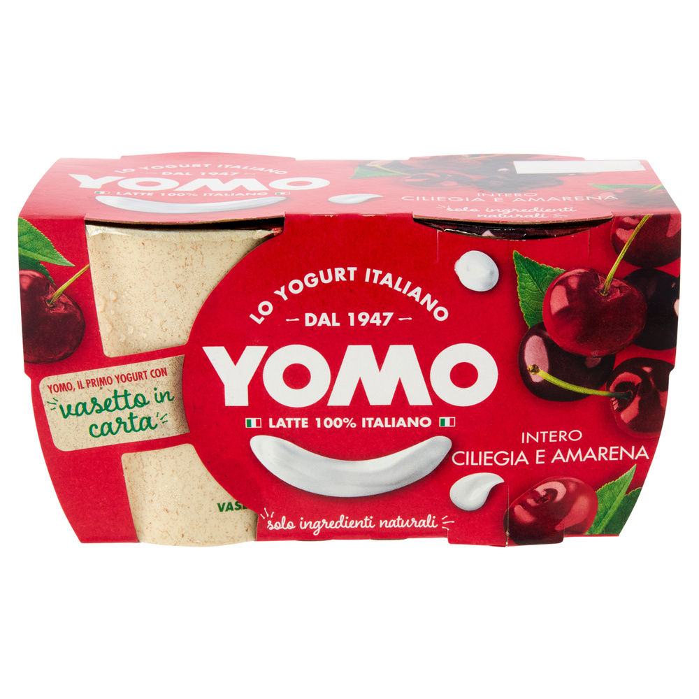 YOGURT YOMO 100% NATURALE CILIEGIA MARENA 2X125 G - 2