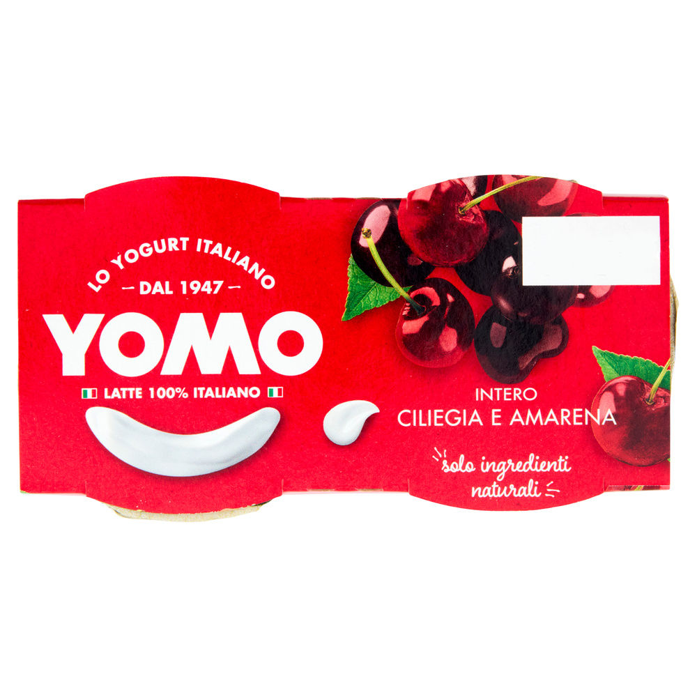 YOGURT YOMO 100% NATURALE CILIEGIA MARENA 2X125 G - 3