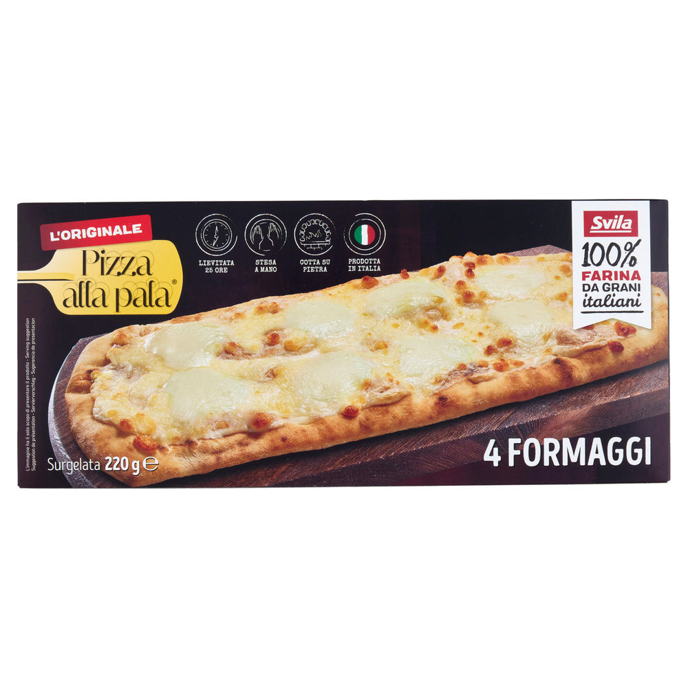 PIZZA ALLA PALA 4 FORMAGGI SVILA SCATOLA G 220 - 3
