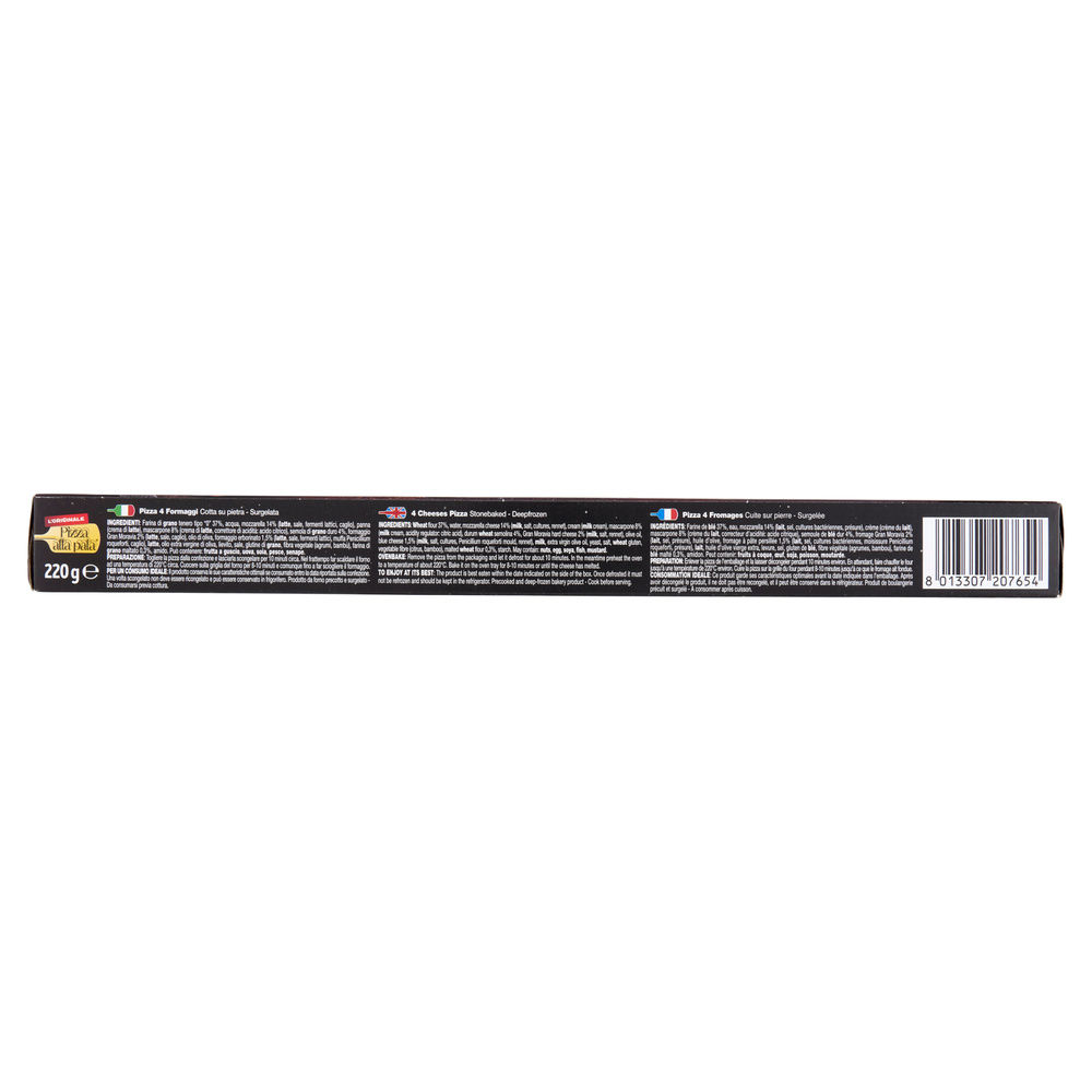 PIZZA ALLA PALA 4 FORMAGGI SVILA SCATOLA G 220 - 6