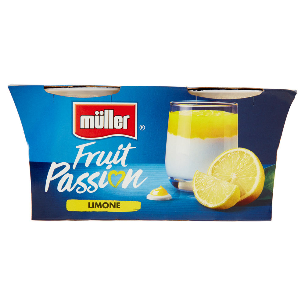 YOGURT FRUIT PASSION LIMONE MULLER 2X125G - 0