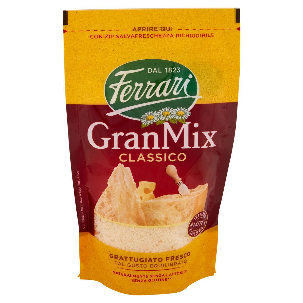 FORMAGGIO GRATTUGIATO GRANMIX FERRARI BUSTA 100 G - 3