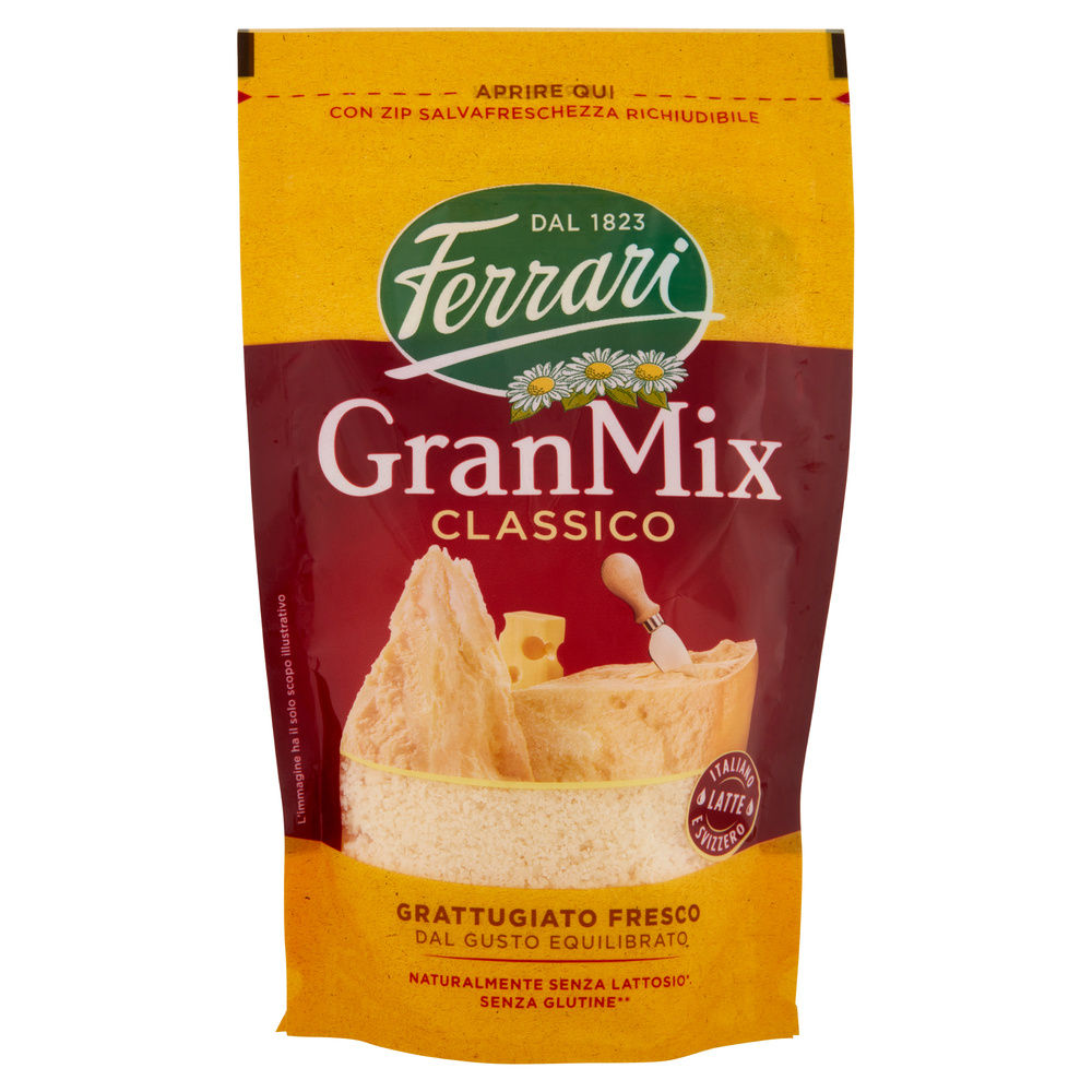 FORMAGGIO GRATTUGIATO GRANMIX FERRARI BUSTA 100 G - 7