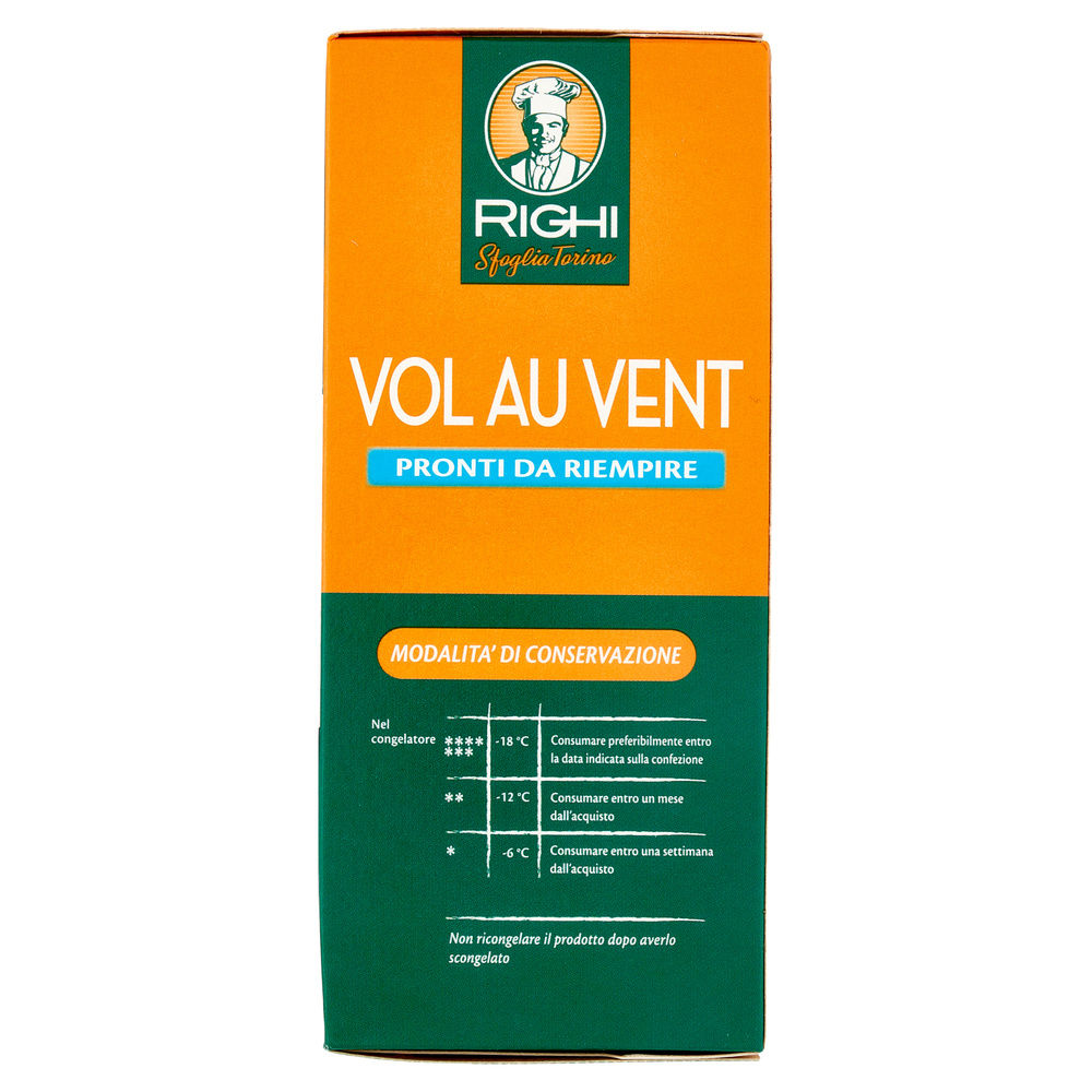 VOL AU VENT PASTA SFOGLIA DA FARCIRE RIGHI G 250 - 5