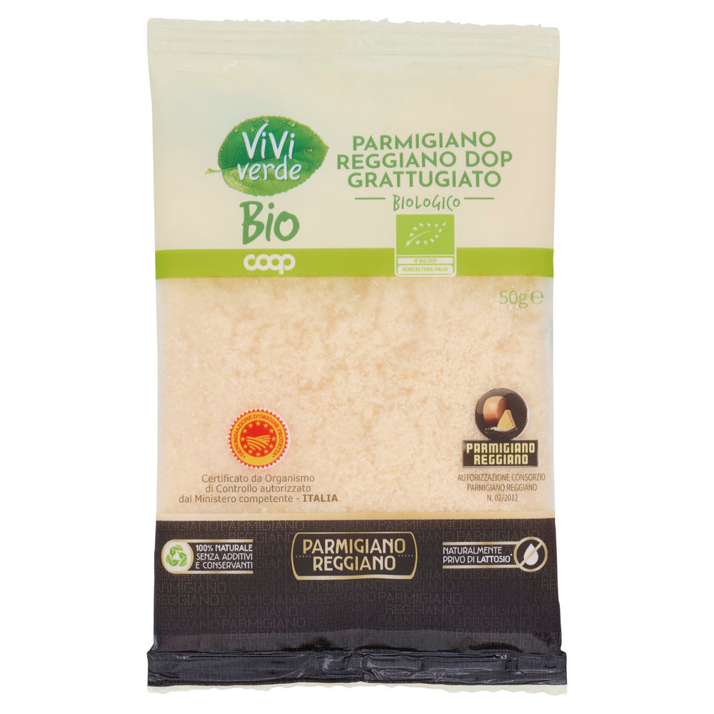 PARMIGIANO REGGIANO DOP BIOLOGICO GRATTUGIATO COOP VIVERDE G 50 - 2