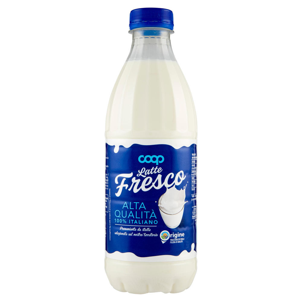 LATTE FRESCO ALTA QUALITA' ORIGINE COOP PET 1L - 10
