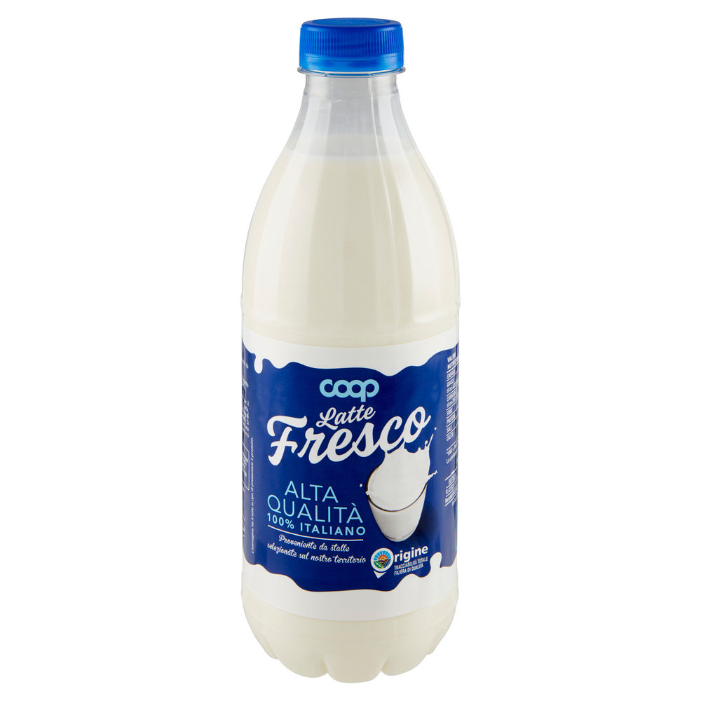 LATTE FRESCO ALTA QUALITA' ORIGINE COOP PET 1L - 8