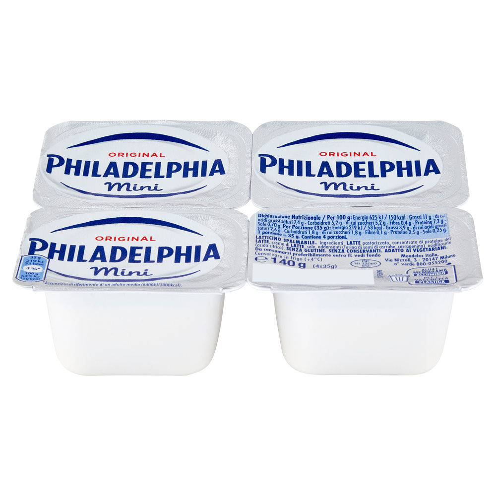 PHILADELPHIA CLASSICA MINI VASCHETTA PZ 4 G 140 - 2