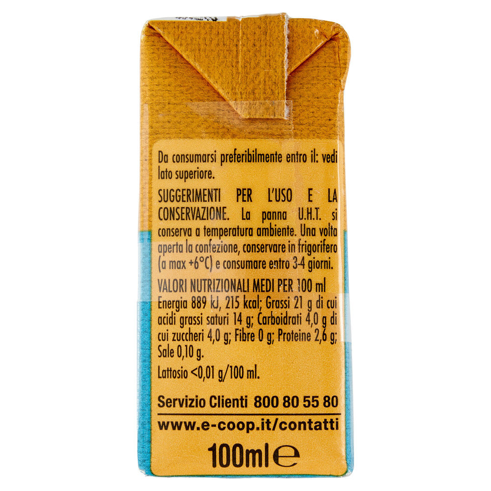 PANNA DA CUCINA UHT SENZA LATTOSIO BENE SI' COOP 3X ML 100 - 5
