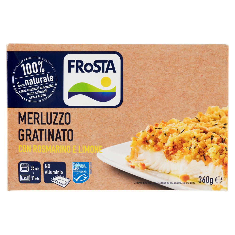 MERLUZZO GRATINATO CON ROSMARINO E LIMONE FROSTA SCATOLA G 360 - 3