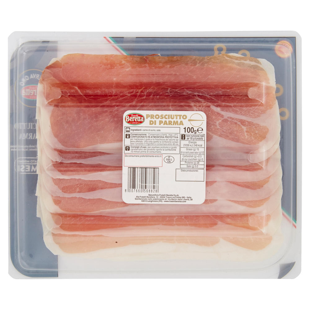 PROSCIUTTO DI PARMA DOP STAG. MIN. 16 M RISERVA ORO G 100 - 1