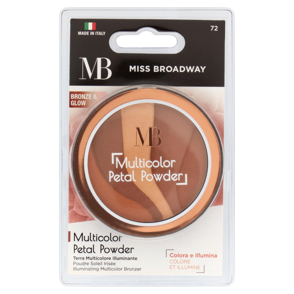 TERRA MISS BROADWAY MULTIC. PETAL POWDER BRONZER AND GLOW 72 - 0