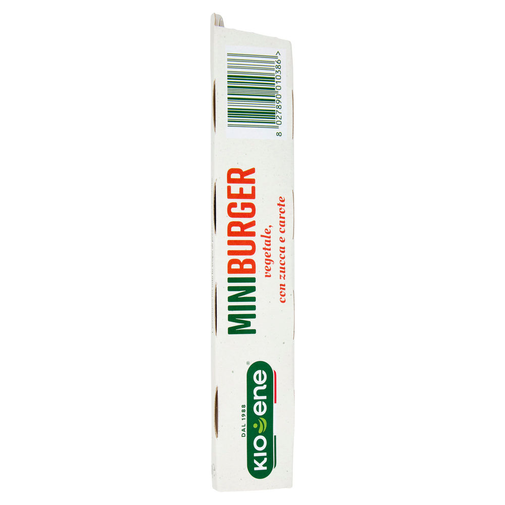 MINIBURGER VEGETALI ALLA ZUCCA E CAROTE KIOENE G 200 - 5