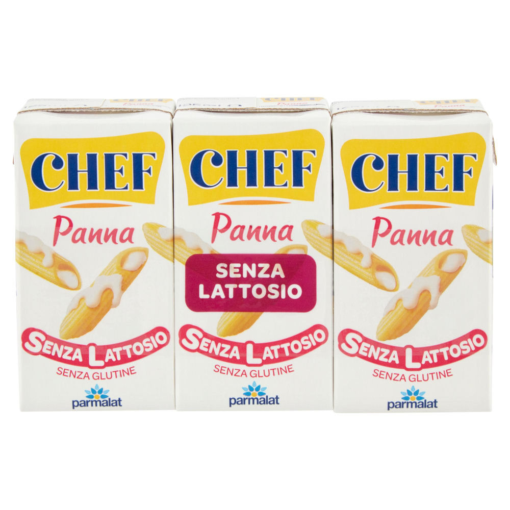 CHEF PANNA DELATTOSATA 3X125 ML - 2