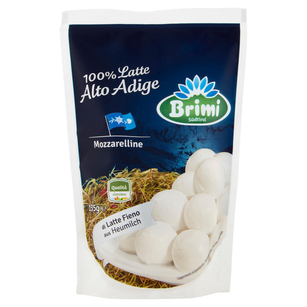 MOZZARELLINE LATTE FIENO 135G DOYPACK BRIMI - 5