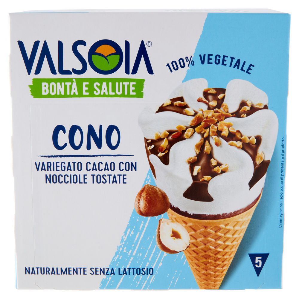 GELATO CONO VALSOIA 5PZ SCATOLA G 375 - 5