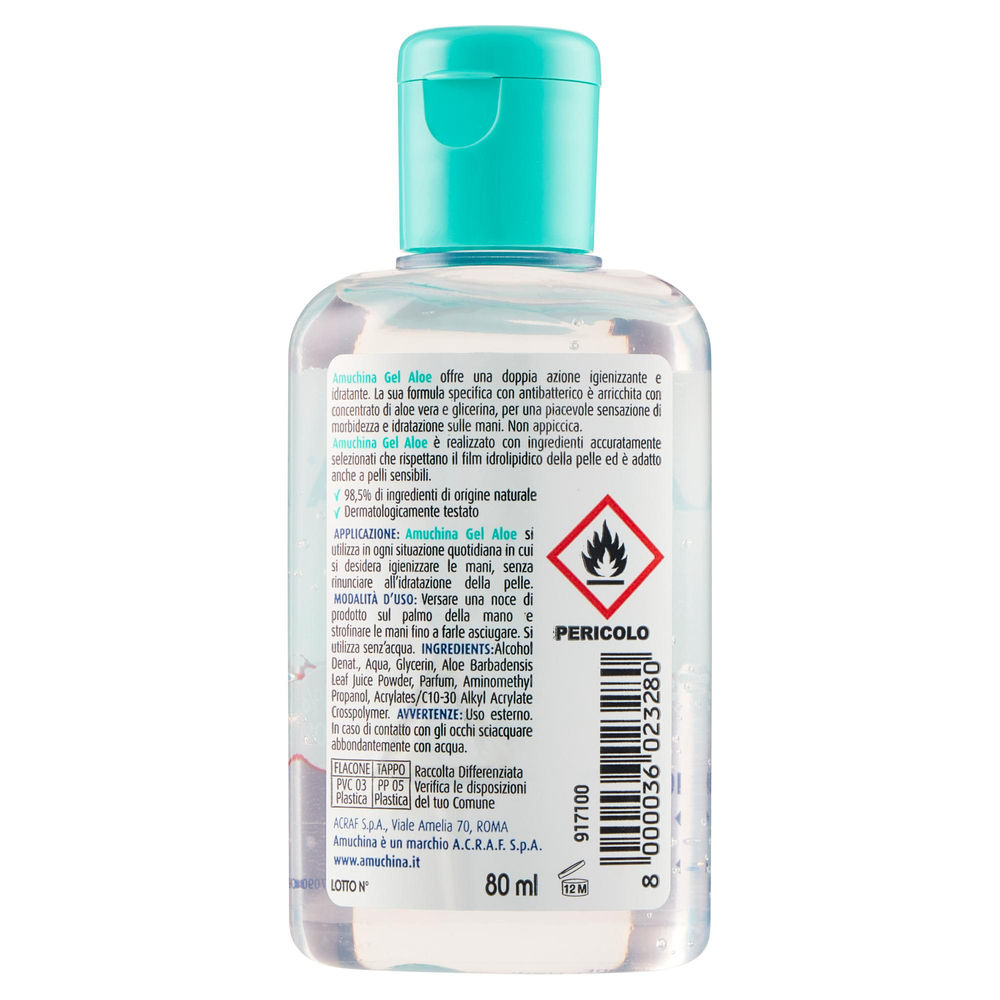 GEL ALOE IDRATANTE AMUCHINA ML.80 - 1