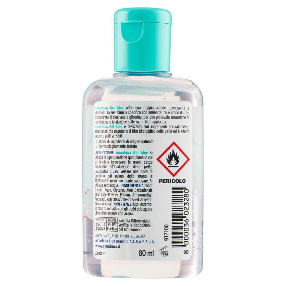 GEL ALOE IDRATANTE AMUCHINA ML.80 - 10