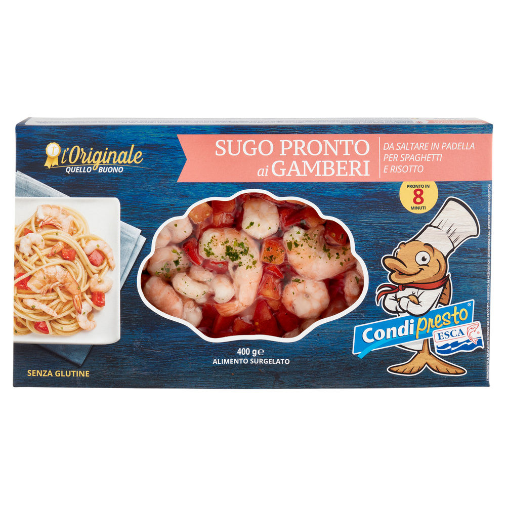 SUGO PRONTO AI GAMBERI I CONDIPRESTO SCATOLA G 400 - 2