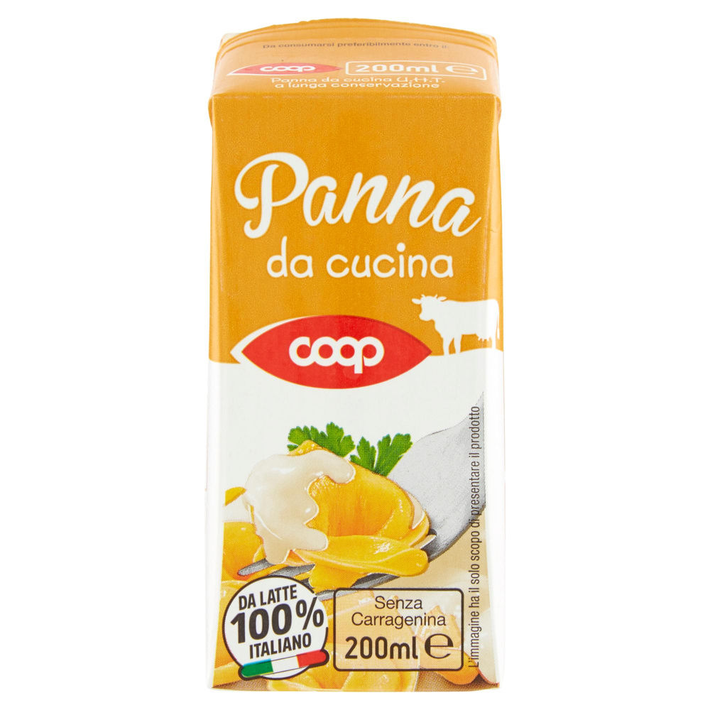 PANNA UHT DA CUCINA LATTE ITALIANO COOP T. EDGE 200 ML - 17