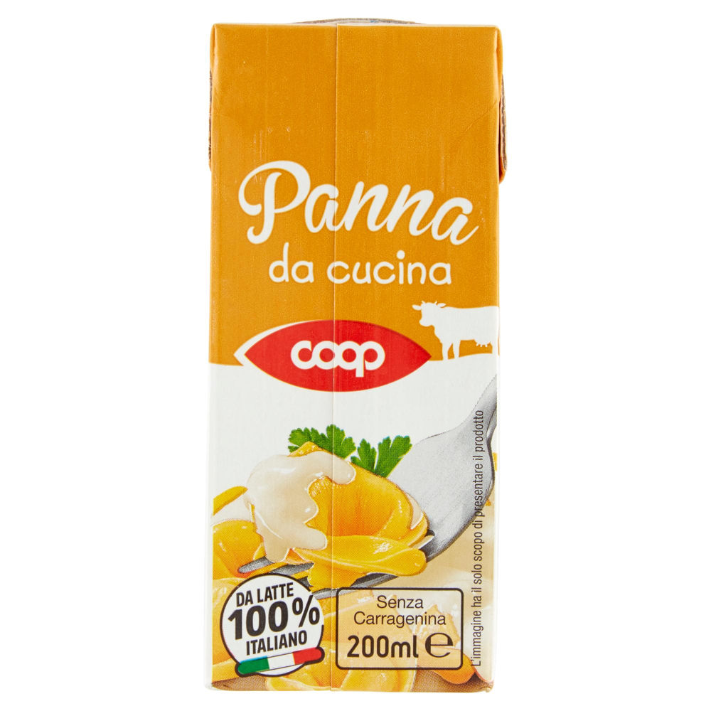 PANNA UHT DA CUCINA LATTE ITALIANO COOP T. EDGE 200 ML - 5
