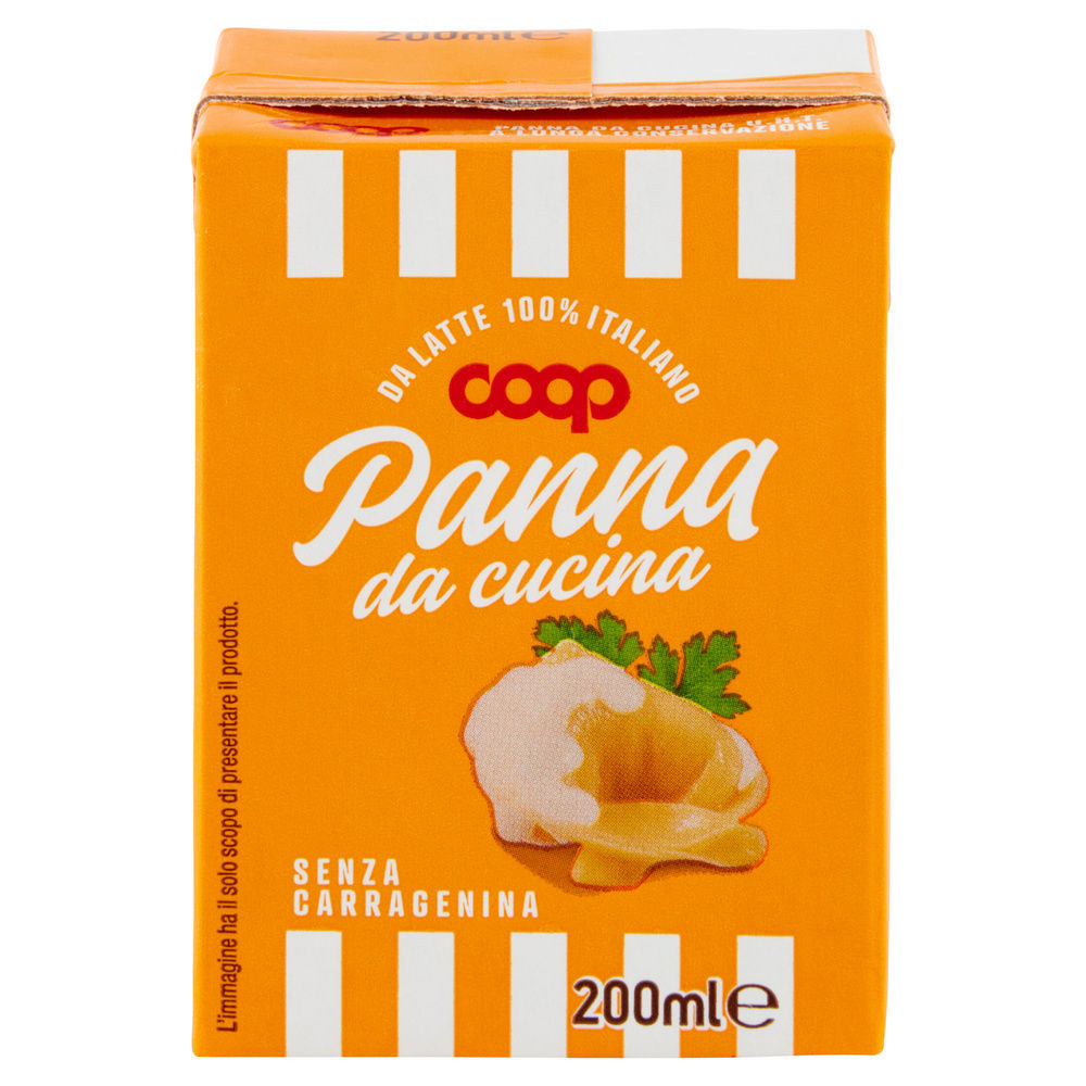 PANNA UHT DA CUCINA LATTE ITALIANO COOP T. EDGE 200 ML - 6