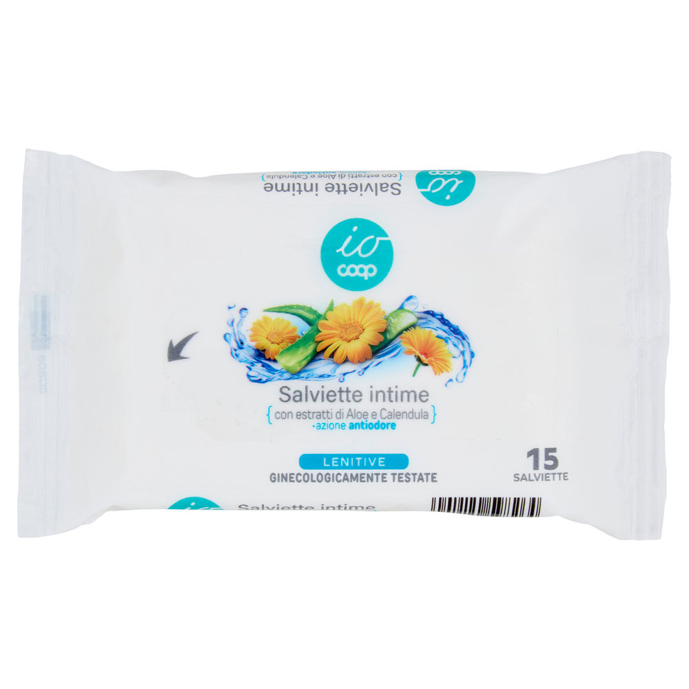SALVIETTE INTIME LENITIVE IO COOP PZ.15 - 15