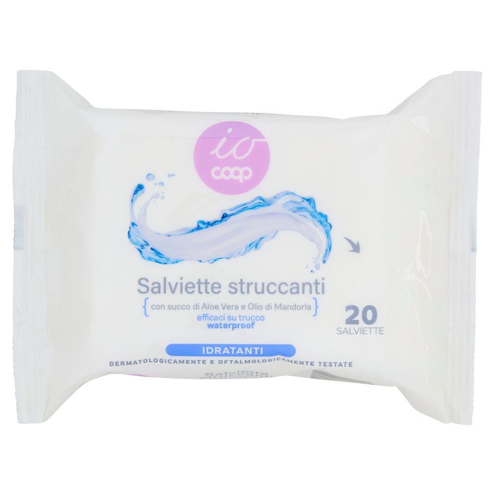 SALVIETTE STRUCCANTI IDRATANTI IO COOP FLOW PACK PZ 20 - 11