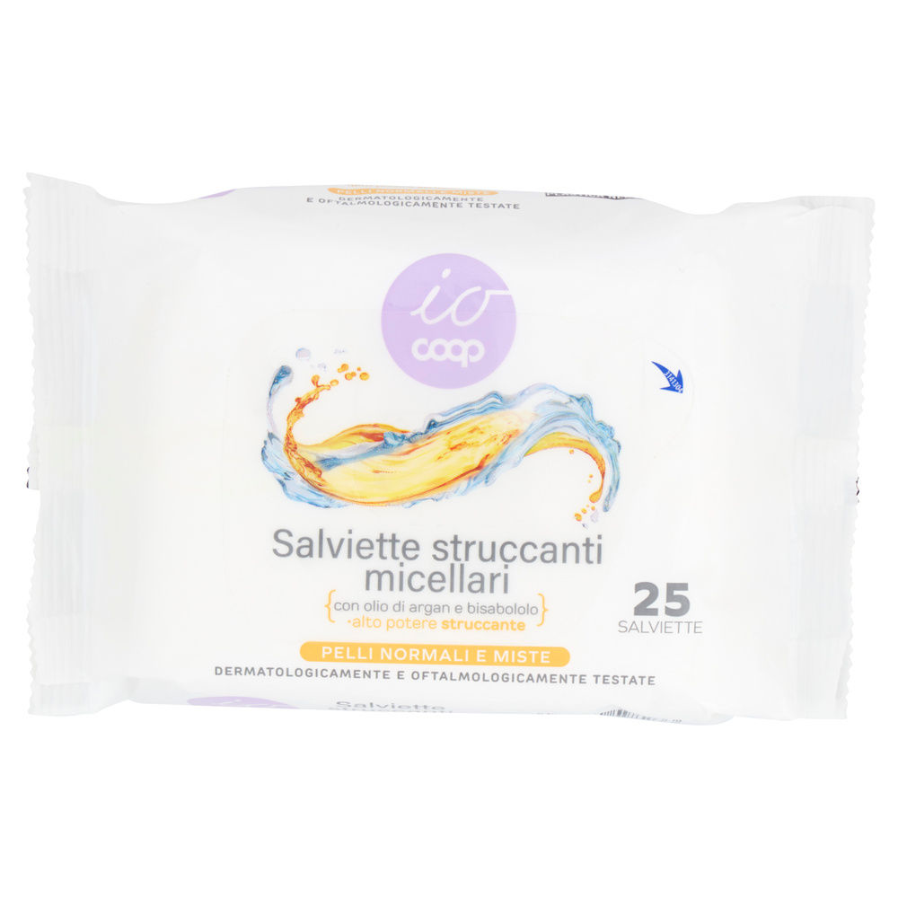SALVIETTE STRUCCANTI MICELLARI IO COOP FLOW PACK PZ 25 - 3