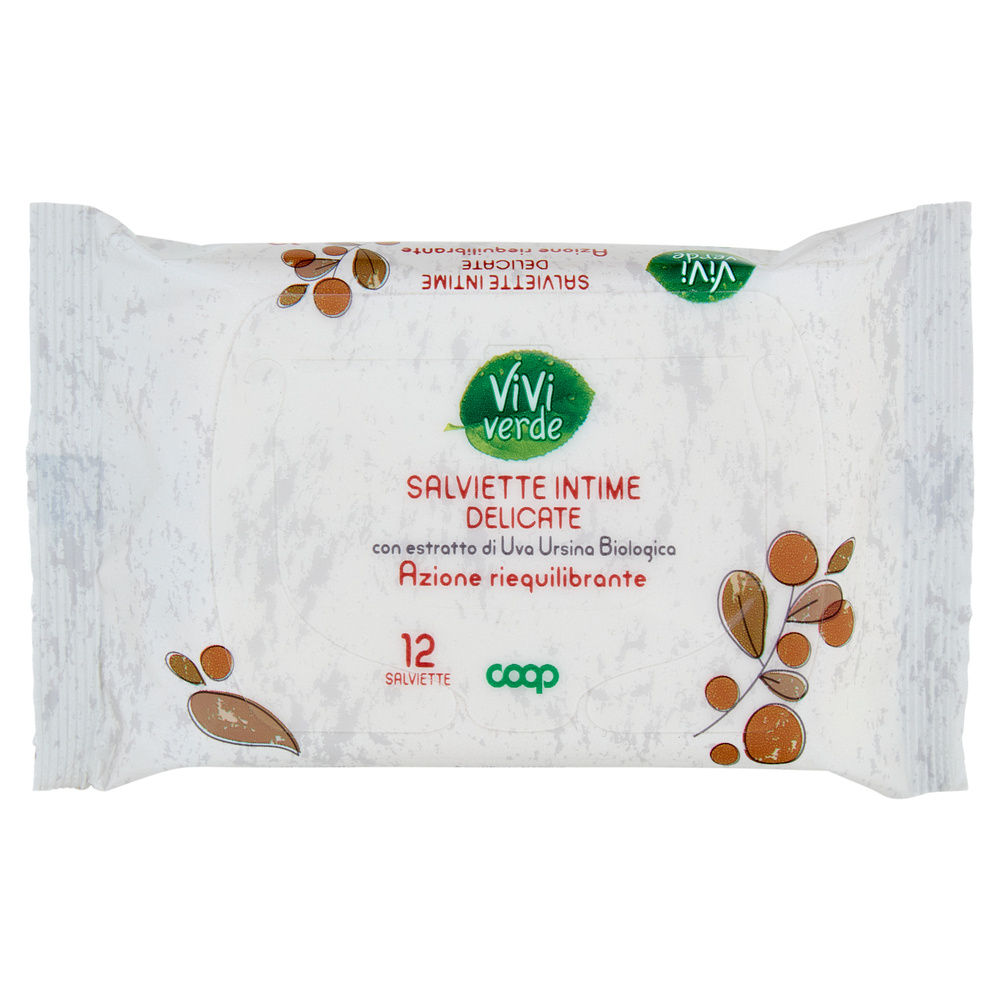SALVIETTE INTIME DELICATE VIVI VERDE COOP PZ.12 - 16