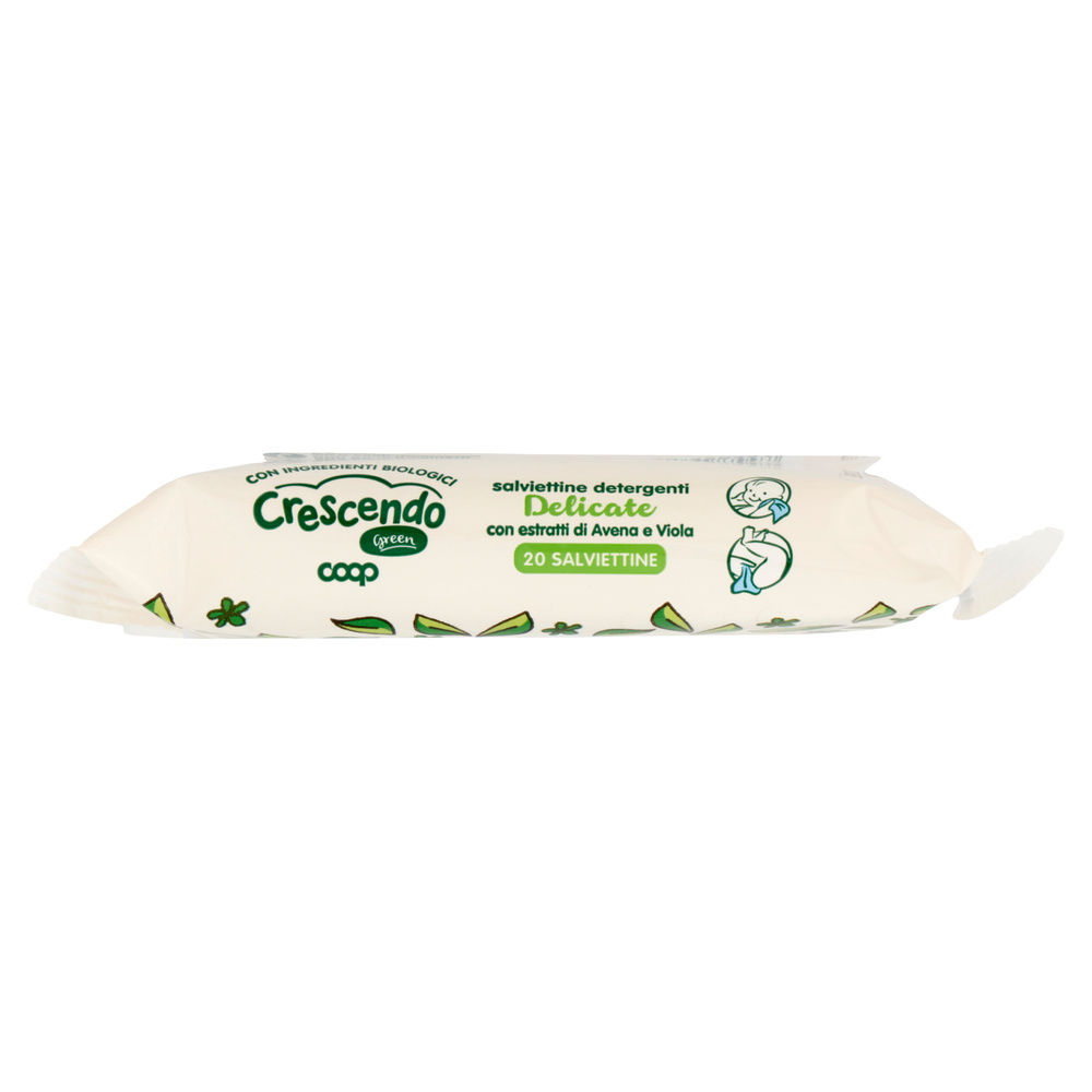 SALVIETTINE DETERGENTI DELICATE COOP CRESCENDO GREEN PZ 20 - 4