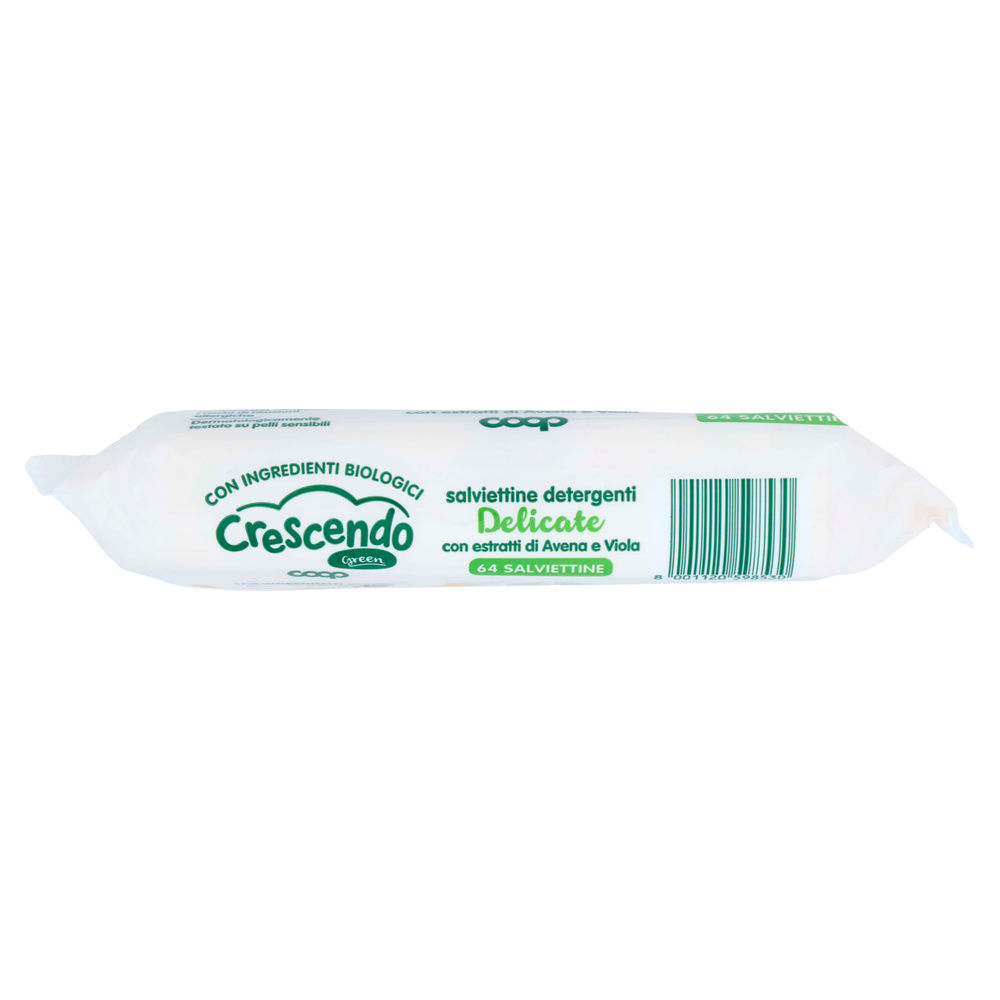 SALVIETTINE DETERGENTI DELICATE COOP CRESCENDO GREEN PZ 64 - 7