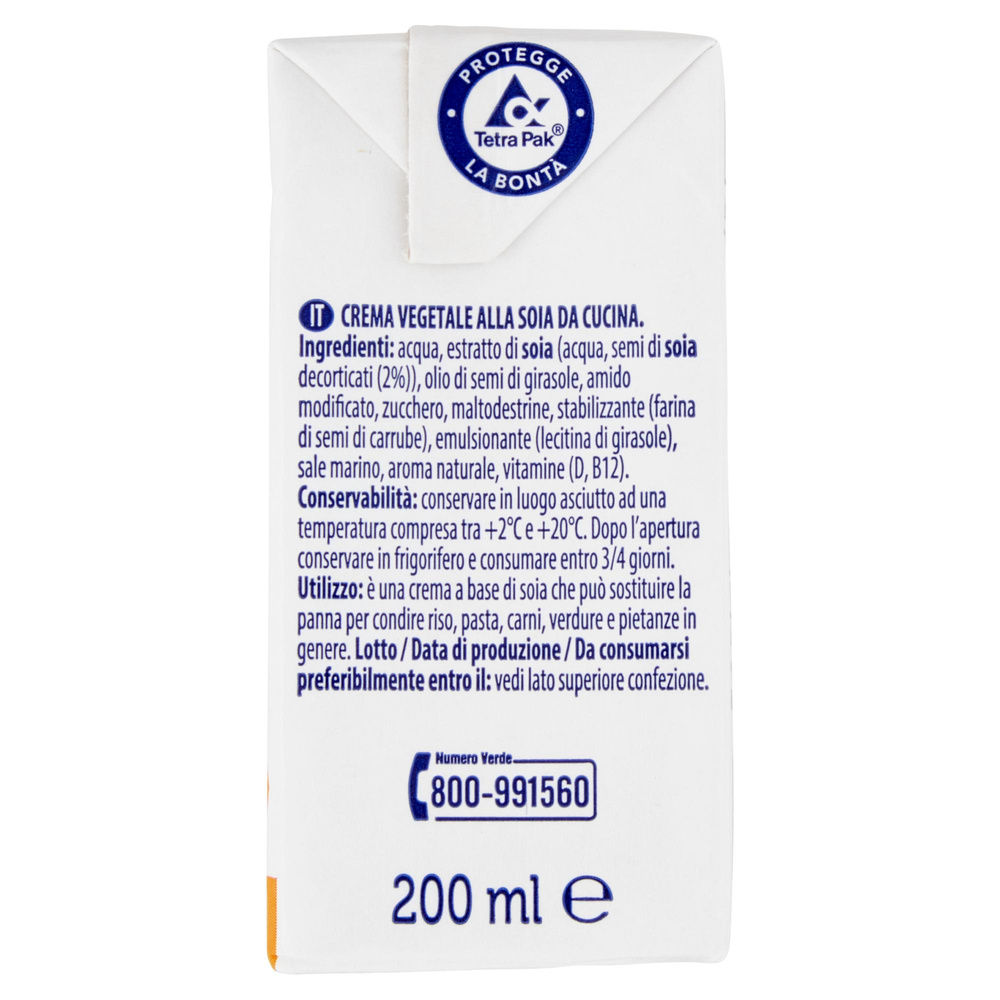CREMA VEGETALE ALLA SOIA DA CUCINA ORASI' BRICK ML 200 - 5
