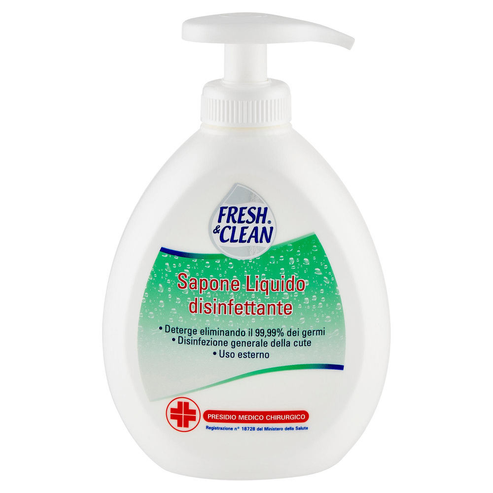 SAPONE LIQUIDO FRESH & CLEAN DISINFETTANTE PMC ML300 - 6