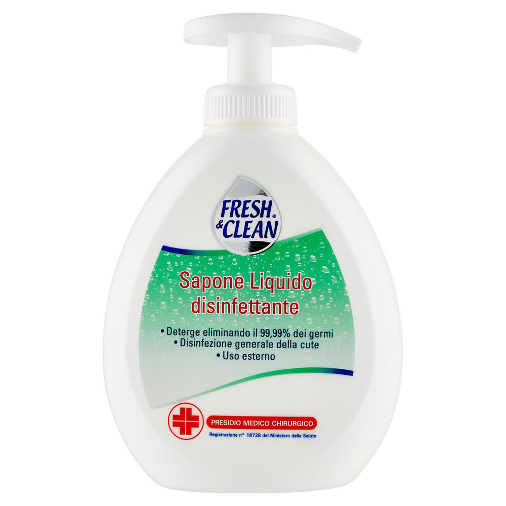 SAPONE LIQUIDO FRESH & CLEAN DISINFETTANTE PMC ML300 - 7