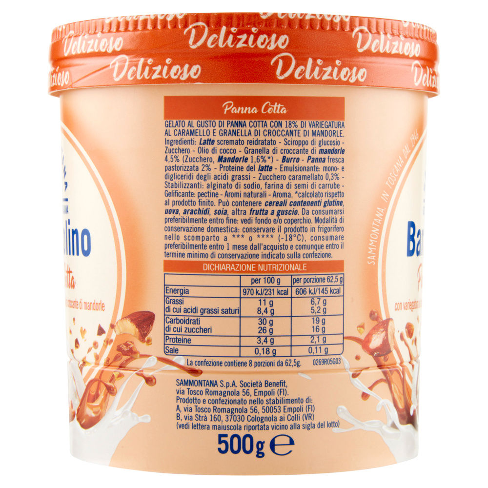 BARATTOLINO LE DELIZIE PANNA COTTA SAMMONTANA BARATTOLO G 500 - 3
