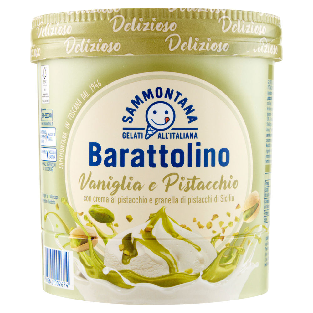 BARATTOLINO LE DELIZIE DI PISTACCHIO SAMMONTANA BARATTOLO G 500 - 1