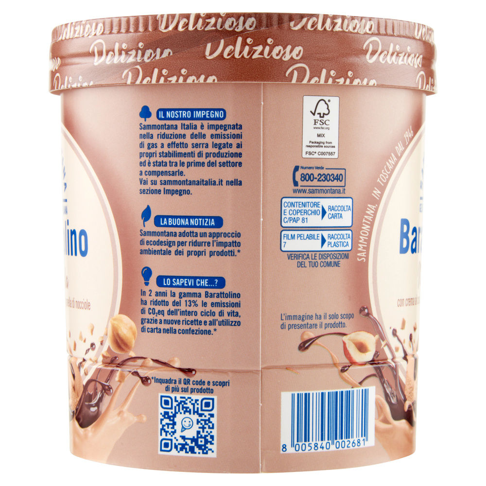 BARATTOLINO LE DELIZIE DI NOCCIOLA SAMMONTANA BARATTOLO G 500 - 4