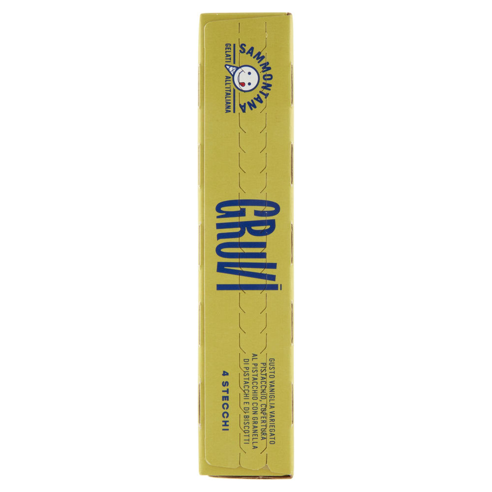 GELATO STECCO PISTACCHIO GRUVI 4 PZ SAMMONTANA SCATOLA G 240 - 3