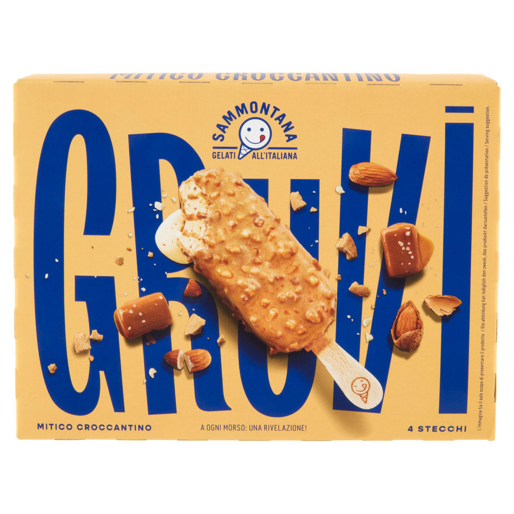 GELATO STECCO CROCCANTINO GRUVI 4 PZ SAMMONTANA SCATOLA G 240 - 7