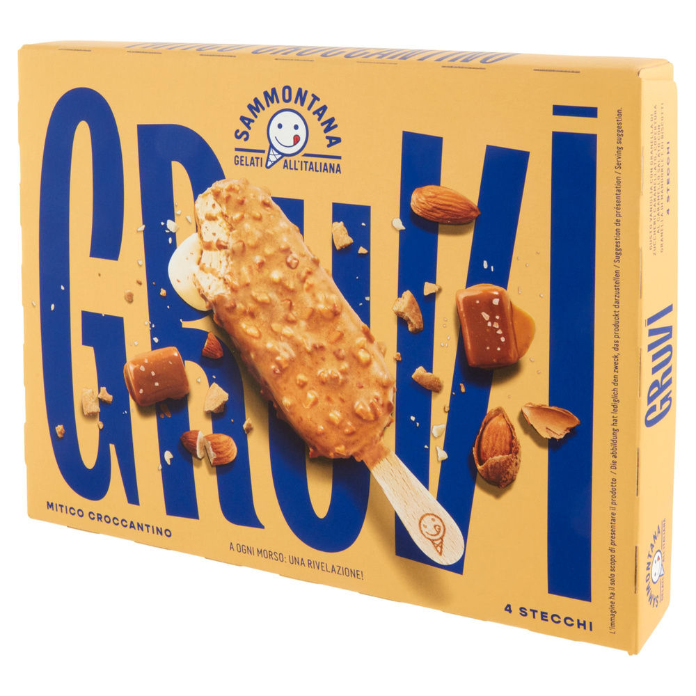 GELATO STECCO CROCCANTINO GRUVI 4 PZ SAMMONTANA SCATOLA G 240 - 8