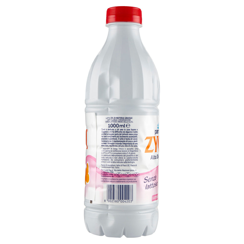 LATTE UHT ZYMIL GUSTOSO DIGERIBILE GREEN LABEL L1 - 2