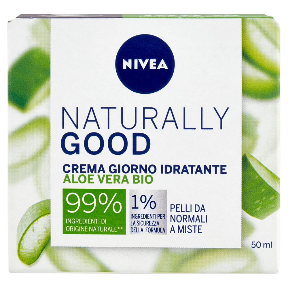 CREMA VISO GIORNO IIDRATANTE ALOE VERA NIVEA NATURALLY GOOD ML 50 - 0
