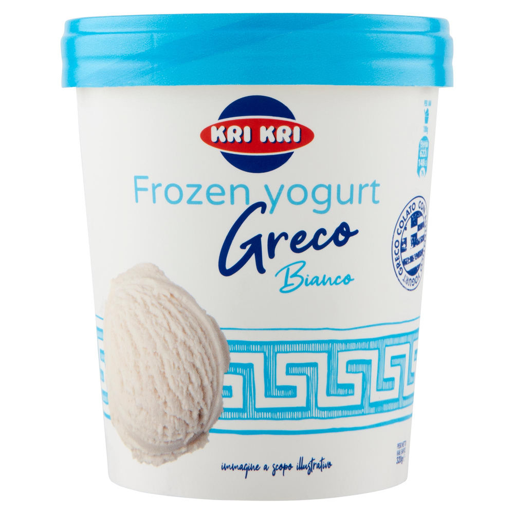 GELATO YOGURT GRECO BIANCO KRI KRI BARATTOLO G 320 - 0