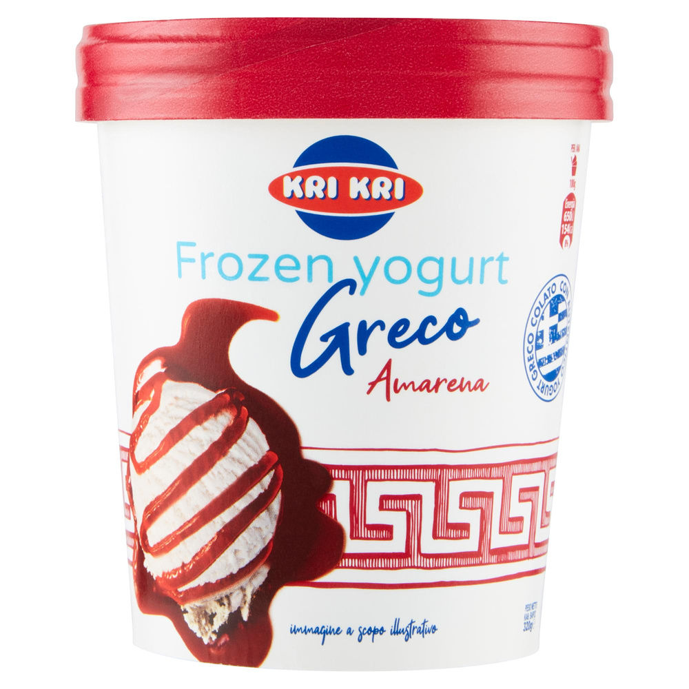 GELATO YOGURT GRECO AMARENA KRI KRI BARATTOLO G 320 - 0