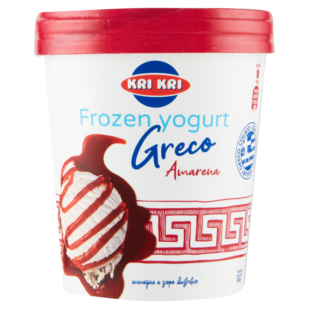 GELATO YOGURT GRECO AMARENA KRI KRI BARATTOLO G 320 - 3