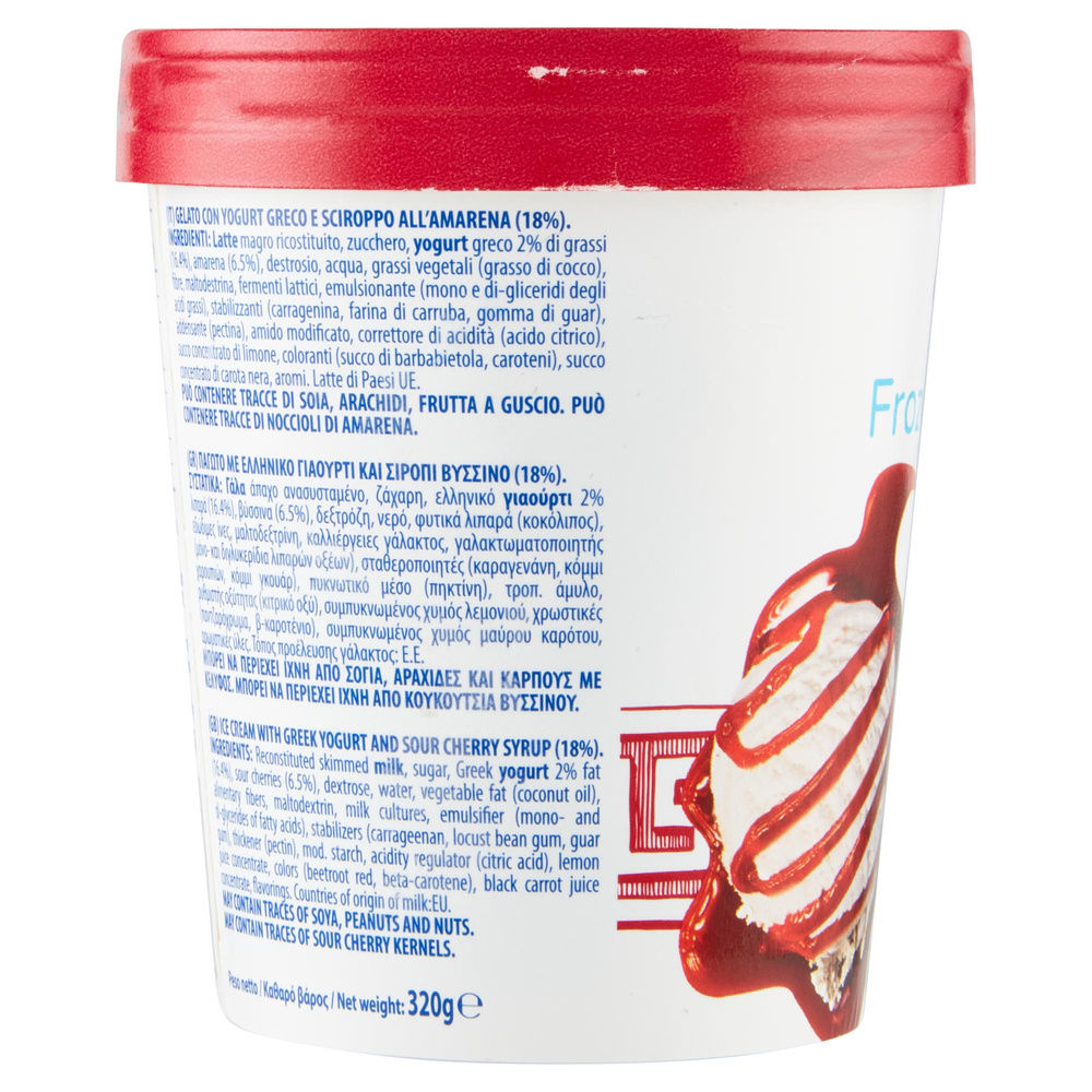 GELATO YOGURT GRECO AMARENA KRI KRI BARATTOLO G 320 - 5